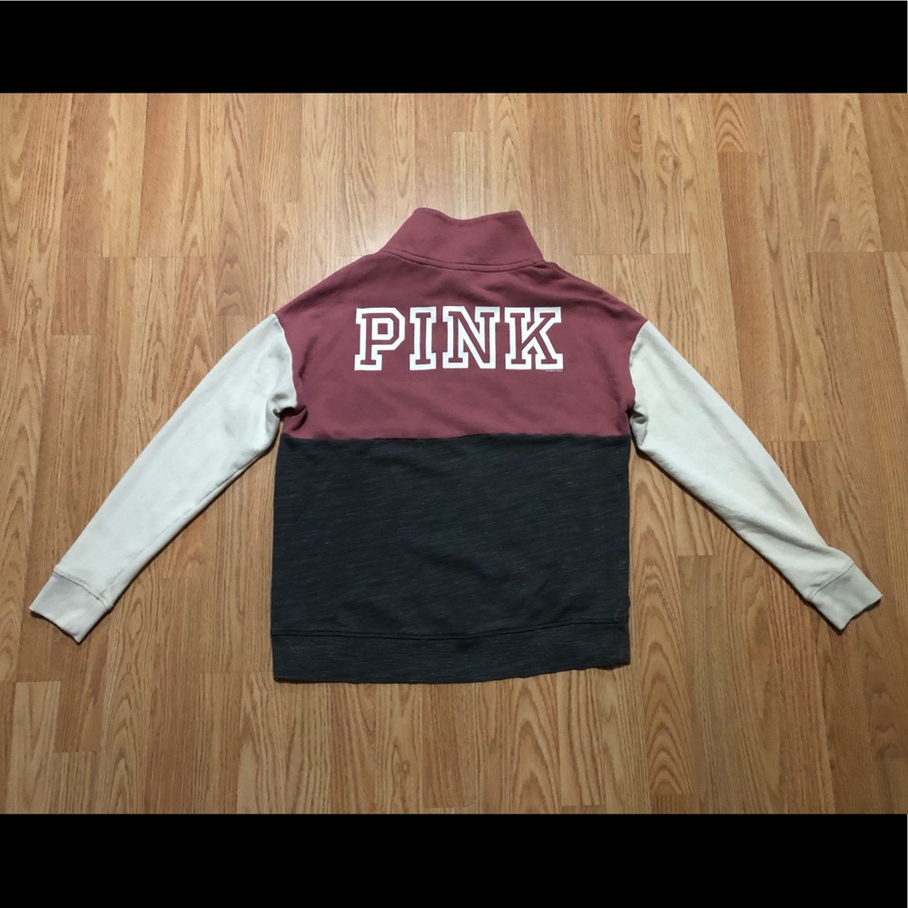 Victoria’s Secret Pink 1/4 Zip sweatshirt M 🔥💋